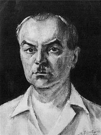 Image - Mykola Butovych: Self-portrait (1955)   